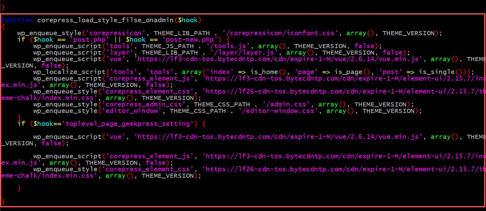 主题设置白屏了